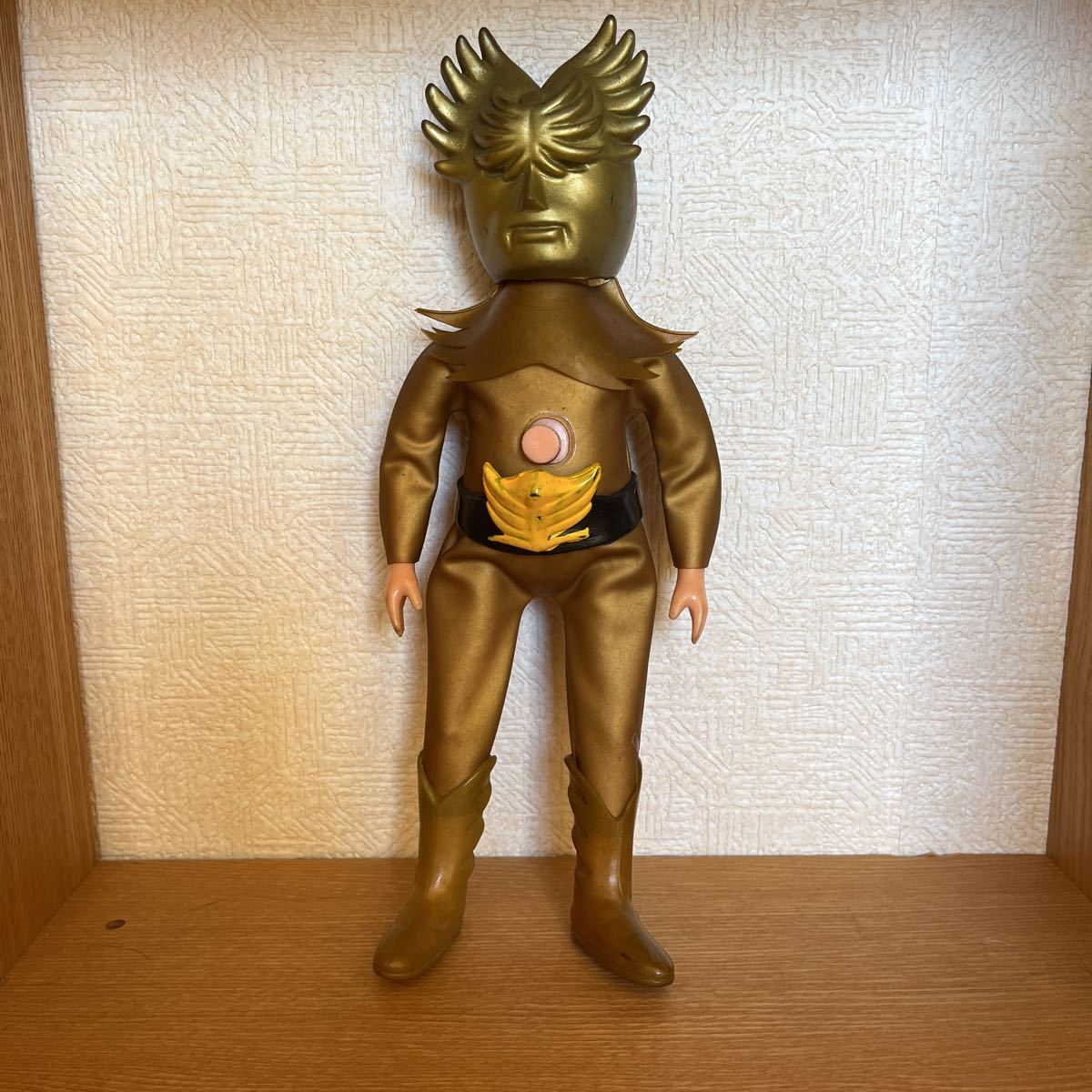 レインボーマン☆黄金の化身☆フィギュア☆昭和レトロ☆ソフビ☆面取り