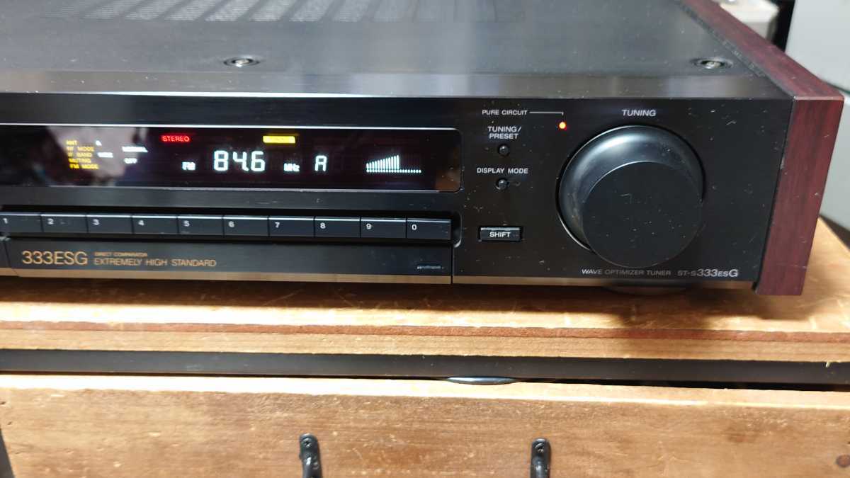 SONY ST-S333ESG FM/AM TUNER ジャンク-