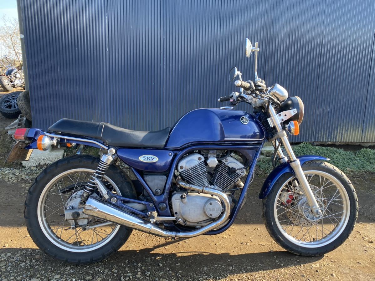 エンジン実動 書付き ヤマハ SRV250 レストアベース 検索 SR250 SR400