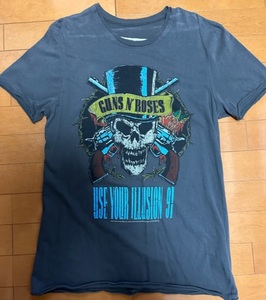 バンドT ROOK T Amplified×nano.univers アンプリファイド×ナノユニバース　GUNS N' ROSES USE YOUR ILLUSION 91 超美品