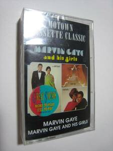 【カセットテープ】 MARVIN GAYE / ★新品未開封★ MARVIN GAYE AND HIS GIRLS US版 MARY WELLS KIM WESTON TAMMI TERRELL