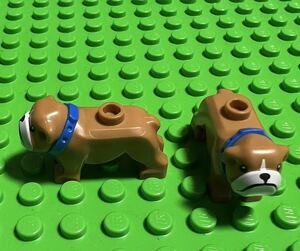 LEGO Lego Mini fig детали Pug собака 2 шт 