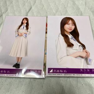 乃木坂46 生写真のみ　君に叱られた　矢久保2枚