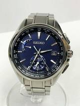 SEIKO ブライツ BRIGHTZ 8B63-0AV0 ベルトチタン ソーラー電波 メンズ 腕時計 SS-038786_画像1