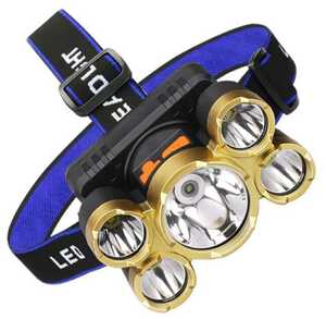LED head light rechargeable 