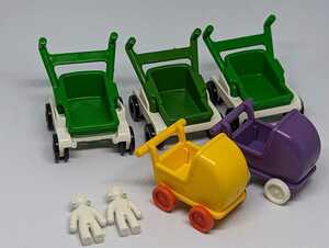  Play Mobil Showa Retro geobrageobla doll stroller 