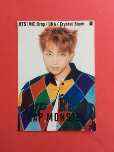 BTS 防弾少年団 MIC Drop DNA Crystal Snow ユニバーサルミュージック 購入特典 フォト 生写真 ラップモンスター 即決 貴重 即決