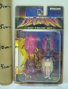  Devilman /DEVILMAN/ mini figure / luminescence Ver. contains 4 point set / Uni five /1998 year production /* new goods 