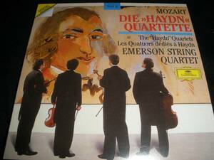 エマーソン モーツァルト 弦楽四重奏曲 16番17番 狩り K 428 458 ハイドン・セット グラモフォン オリジナル 紙ジャケ 美品