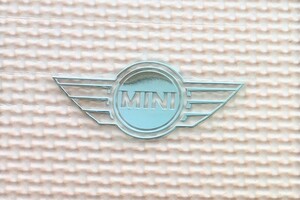  редкостный включая доставку MINI Logo Mark aluminium стикер эмблема D