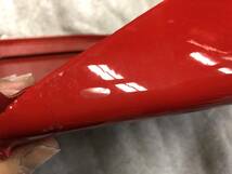 B244☆16y Ferrari 488 GTB エアインテークスプリッター 純正 左右セット レッド ロッソ フェラーリ 中古☆_画像3