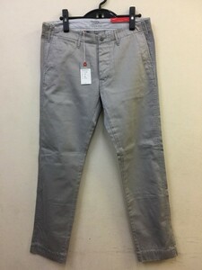 [072]DELUXEデラックス/DAILY ROCKERダックテイルチノパンツ/L.GRAYライトグレー/サイズL【国内正規品/新品未使用/定価以下】