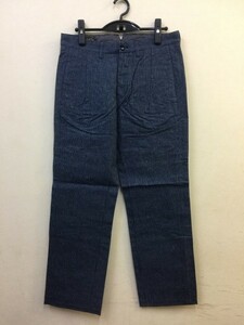 [069]LOST CONTROLロストコントロール/Check Tuck Pants/INDIGO BASE/サイズ3【国内正規品/新品未使用/定価以下】