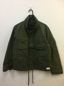 [103]FACTOTUMファクトタム/MILITARY CANVAS M-65ミリタリージャケット/KHAKIカーキ/サイズ44【国内正規品/新品未使用/定価以下】