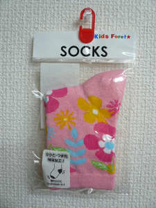 Sale/ new goods / prompt decision *Kids Foret* 13-15cm/P/. floral print socks / socks 