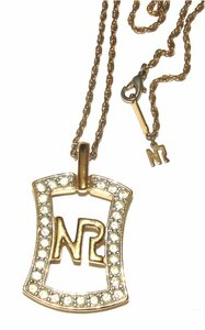 NINA RICCI Nina Ricci *la instrument n* Gold * long * necklace 