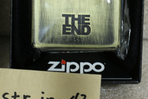 新品 BLUE ENCOUNT Zippo THE END BRASS USED 真鍮ユーズド シリアル【031】 ブルエン グッズ_画像3