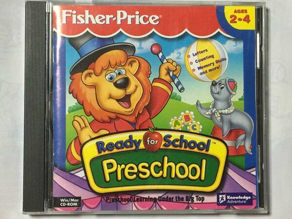 アメリカFisher-Price製のCDロムReady for School Prescool Ages 2-4♪
