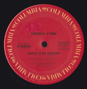 ダンクラ12inch★CHERYL LYNN / Shake it up tonight★Columbia★
