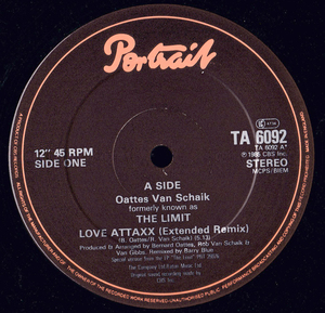 ダンクラ12inch★Oattes Van Schack THE LIMIT / Love attaxx★Portrait★