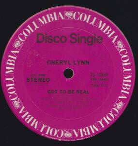 ダンクラ12inch★CHERYL LYNN / Got to be real / Star love★Columbia★