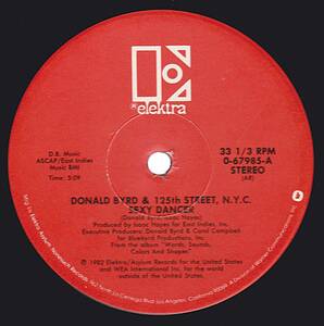 ダンクラ12inch★DONALD BYRD and 125th Street N.Y.C. / Sexy dancer / Midnight★Elektra★