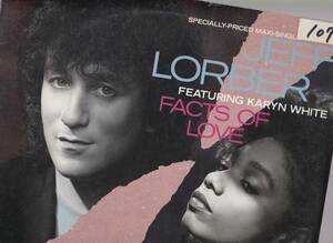 ダンクラ12inch★JEFF LOBER featuring KARYN WHITE / Fact of love★picture sleeve・Warner★