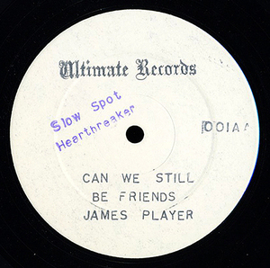 ダンクラ12inch★NOT JAMES PLAYER / Friends Again / Can we still be friends★Test press・Ultimate★