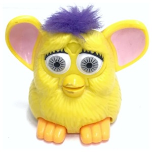  Furby игрушка желтый McDonald's McDonald 1998 год производства Furby retro Old Vintage античный TOY коллекция D-1569