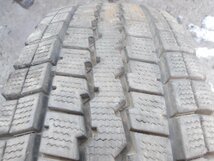 J196 205/70R16 冬2本セット スタッドレス LT 111/109L 205/70-16 DUNLOP WINTER MAXX LT03 チューブレス 16インチ鉄ホイール TOPY_画像3