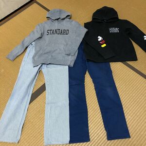 子供服　まとめ売り　スエットパーカー スウェット パンツ　4枚セット　ジーユー gu ユニクロ　ライトオン　TK