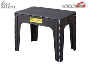 東谷 クラフターテーブル スクエア ブラック W65×D45×H50 LFS-415BK 机 折りたたみテーブル スクエア 四角 メーカー直送 送料無料