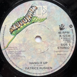 【試聴 7inch】Patrice Rushen / Hang It Up 7インチ 45 muro koco フリーソウル サバービア The Boogie Boys