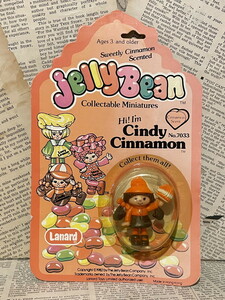 ☆1980年代/ジェリービーン/PVCフィギュア即決ビンテージ/Jelly Bean/PVC Figure(Cindy Cinnamon/MOC) FO-021