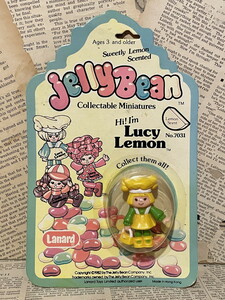 ☆1980年代/ジェリービーン/PVCフィギュア即決ビンテージ/Jelly Bean/PVC Figure(Lucy Lemon/MOC) FO-020