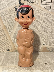 *1960 period /SOAKY bottle / Disney / Pinocchio / prompt decision Vintage /Pinocchio/SOAKY Bottle(60s) DI-008