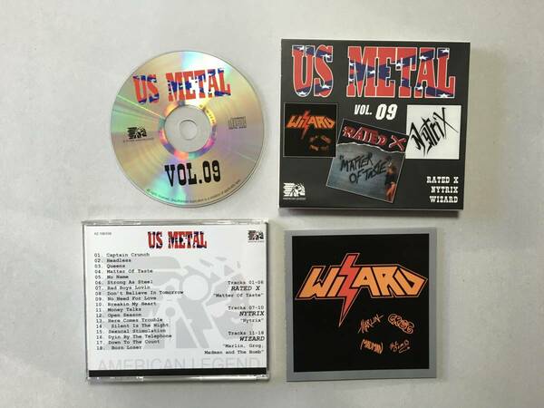 US METAL VOL.9　RATED X NYTRIX WIZARD　ギリシャ盤