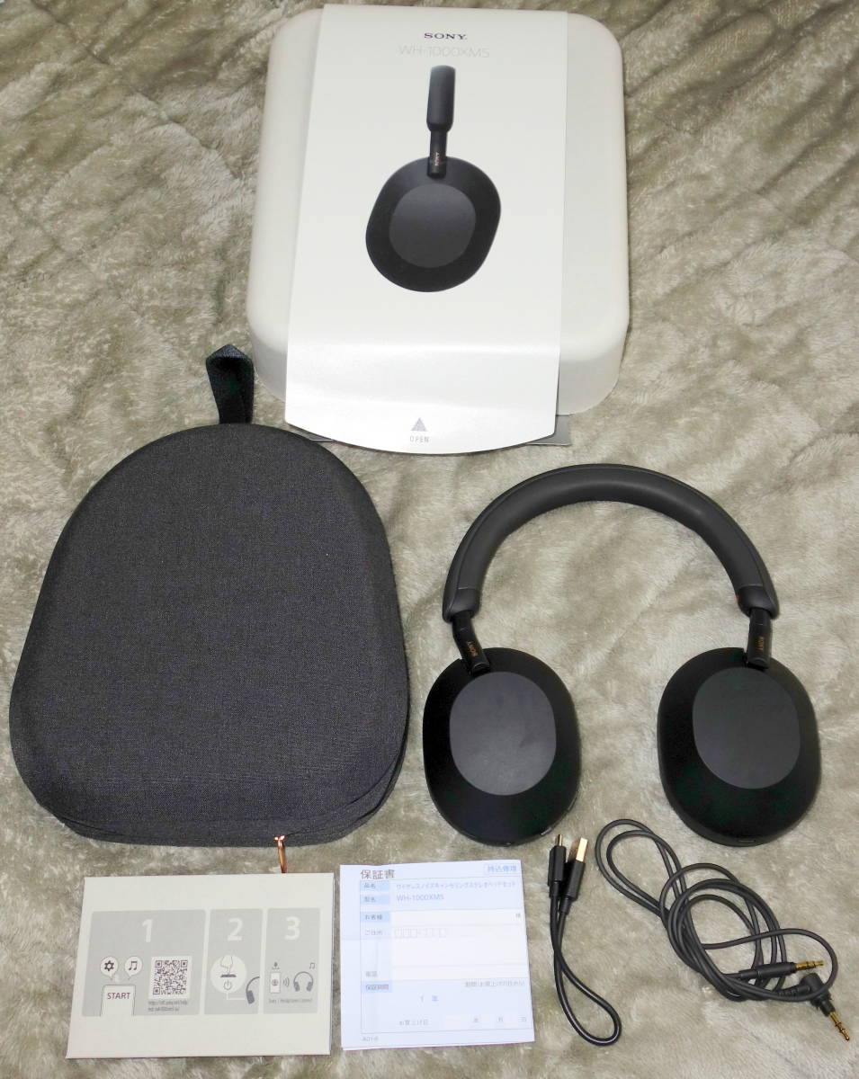 AL完売しました。 美品 SONY ソニー ヘッドホン WH-1000XM5 ブラック