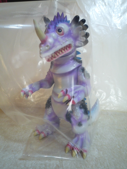 シカルナ工房 マリンコング 黒成形 オープンマウス 怪獣 ソフビ 【初