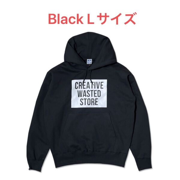 CREATIVE WASTED STORE Hoodie(Black) L CDS WASTED YOUTH VERDY