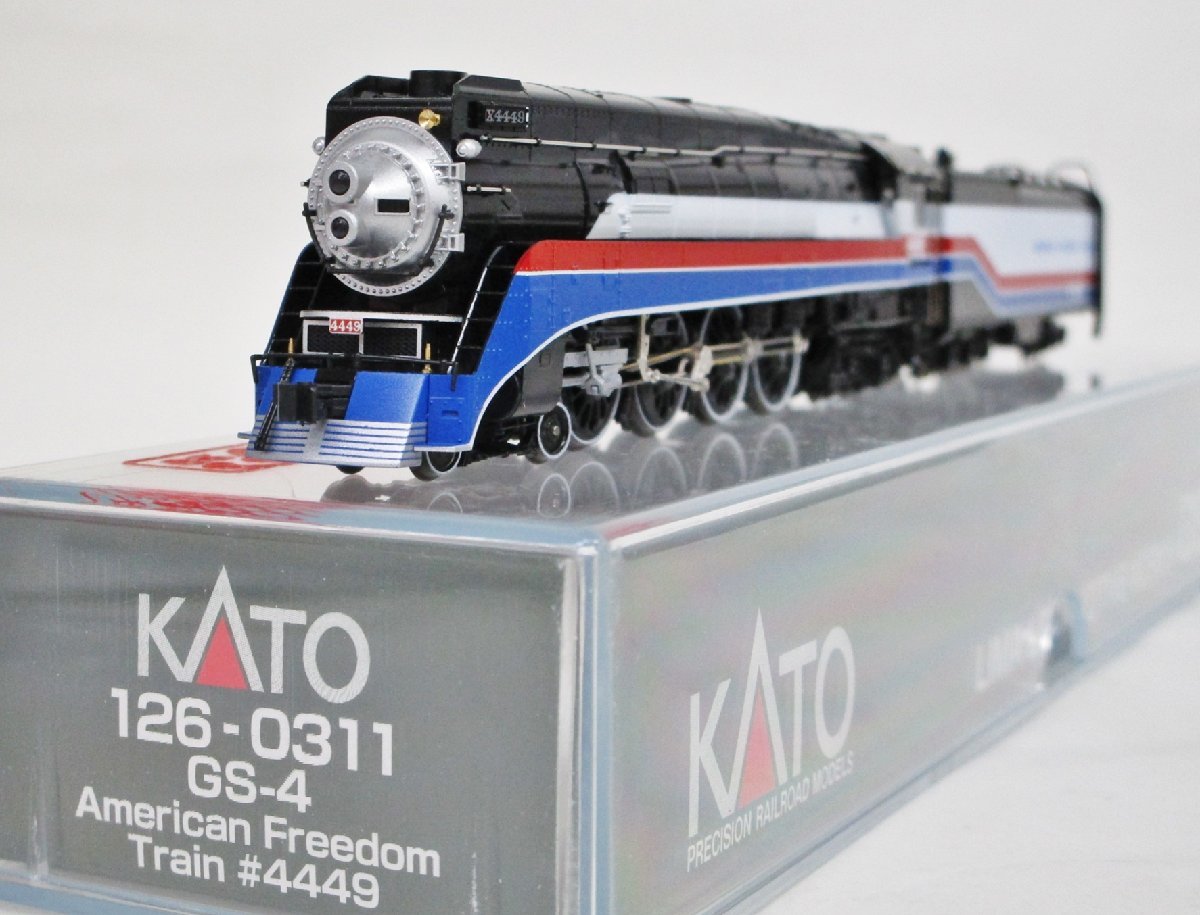 KATO 126-0311 GS-4蒸気機関車4449号 「アメリカンフリーダムトレイン