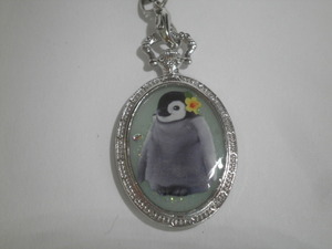 Art hand Auction Handmade resin ☆Kids Penguin☆ Pocket watch type strap, hobby, culture, hand craft, handicraft, others