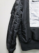 定価21780円！ALPHA INDUSTRIES BLOOD CHIT TRANSPORT MA-1ジャケット・Ｍ・黒（アルファブラッドチットミリタリージャケット）_画像3