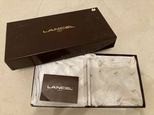 未使用☆Lancel 白 日本製 MAEBATA ランセル ホワイト 角皿 トレイ 皿 食器 保管品