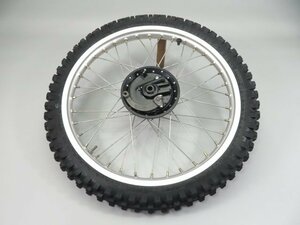 *CR80R HE04 original front wheel 21×1.60 real movement car remove inspection normal custom drum brake CR50R