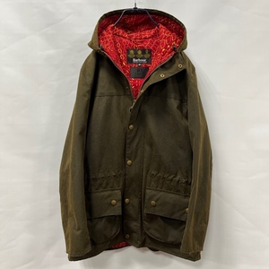 Barbour×URBAN RESEARCH iD/バブアー×アーバンリサーチ アイディー/別注SL DURHAM/SL ダーハム/オイルドジャケット/38/総柄裏地