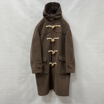 CHAPS RALPH LAUREN/チャップス ラルフローレン/90s/ウールメルトンフーデッドダッフルコート/ロングコート/4連ウッドトグルボタン_画像1