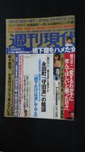 週刊現代 2012年8月11日号 no.32 中谷美紀 安倍なつみ 永田町 MS221205-018_画像1