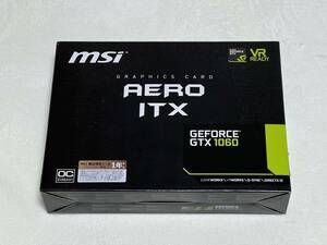 中古 MSI グラフィックボード GeForce GTX 1060 AERO ITX 6G OC