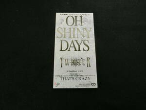 TWINZER　【OH SHINY DAYS】シングルCD